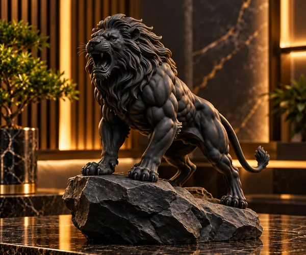 3D_Printed_PLA_King_of_the_Wild_–_Roaring_Lion_Sculpture_|_Premium_Luxury_Decorative