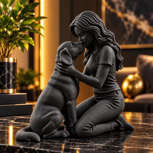 3D_Printed_PLA_The_Unbreakable_Bond_–_Woman_&_Dog_Sculpture_|_Decorative_Figurine