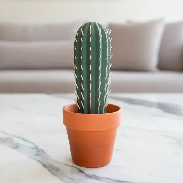 Pla_Green_Cactus_Artificial_Plant_In_Orange_Pot