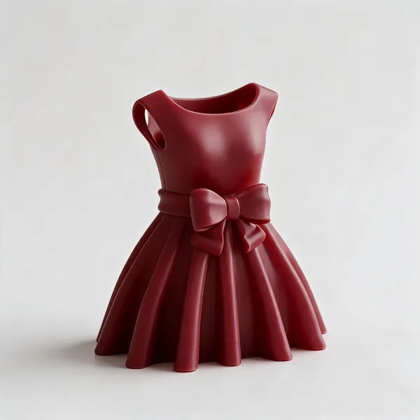 Red_Dress-Shaped_Pen_Holder