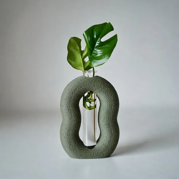 Pla_Contemporary_Arch_Propagation_Vase_Green