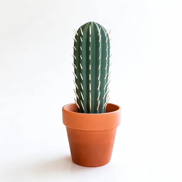 Pla_Green_Cactus_Artificial_Plant_In_Orange_Pot