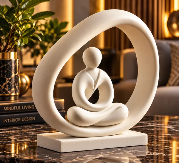 3D_Printed_PLA_Zen_Within_–_Meditating_Figure_in_Oval_Frame_|_Premium_Modern_Decorative_Showpiece