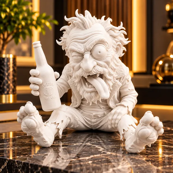3-D__Printed_Pla_Whimsical_Monster_Character_Decorative_Figurine
