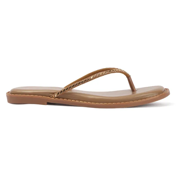 Bronze_Handcrafted_Braided_Strap_Flat_Chappal