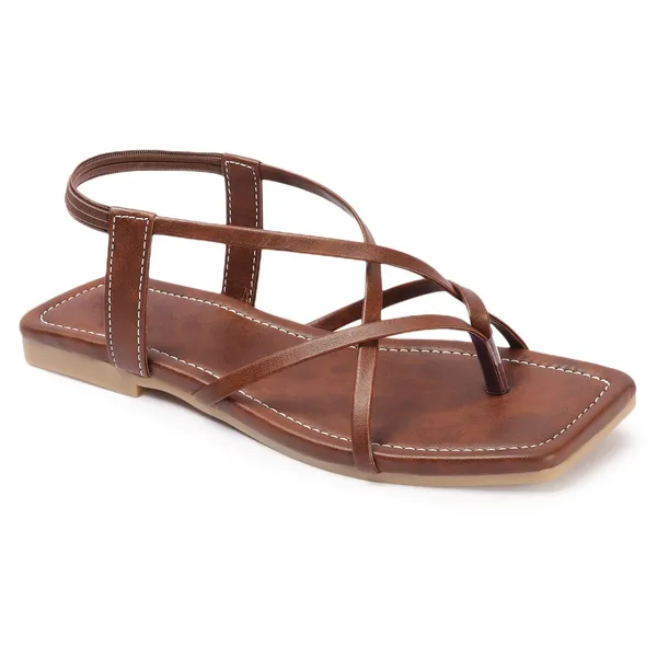 Brown_Handcrafted_Strappy_Toe-Loop_Flat_Chappal
