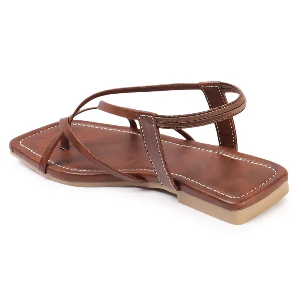 Brown_Handcrafted_Strappy_Toe-Loop_Flat_Chappal
