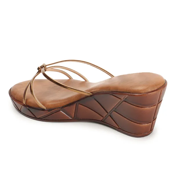 Bronze_&_Gold_Handcrafted_Strappy_Wedge_Chappal