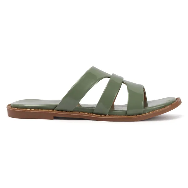 Sage_Green_Handcrafted_Triple-Strap_Flat_Chappal