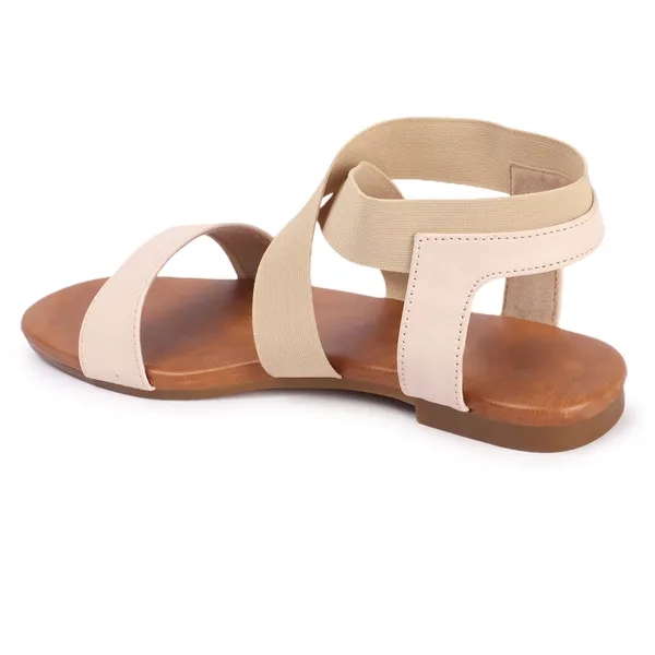 Cream_Handcrafted_Elastic-Strap_Comfort_Chappal