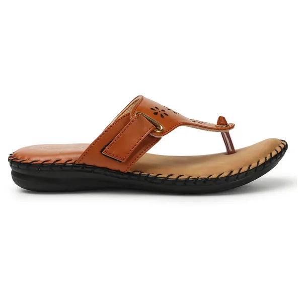 Tan_Handcrafted_Floral_Cutwork_Comfort_Toe-Ring_Chappal