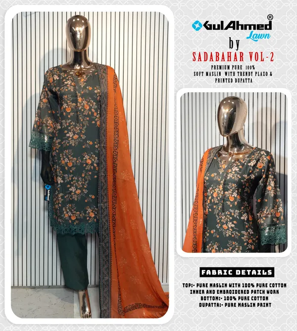 Gulahmed_Lawn_-_Sadabahar_Pure_Maslin_Lawn_Super_Hit_Vol-1