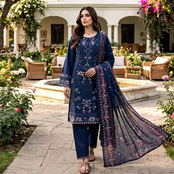 Rayon_Embroidered_Pant_with_Long_Top,_Bottom_and_Dupatta