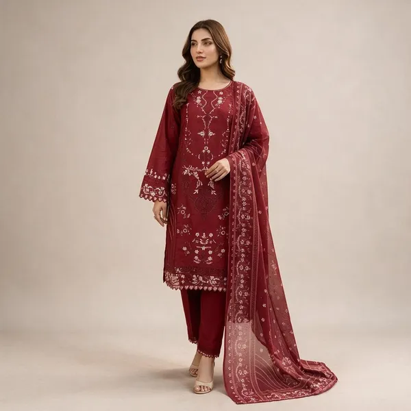Rayon_Embroidered_Pant_with_Long_Top,_Bottom_and_Dupatta