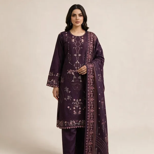 Rayon_Embroidered_Pant_with_Long_Top,_Bottom_and_Dupatta