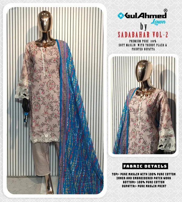 Gulahmed_Lawn_-_Sadabahar_Pure_Maslin_Lawn_Super_Hit_Vol-1