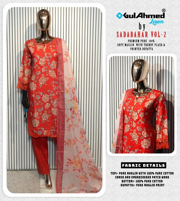 Gulahmed_Lawn_-_Sadabahar_Pure_Maslin_Lawn_Super_Hit_Vol-1