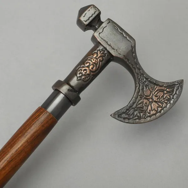 Walking_Stick_With_Axe_Handle
