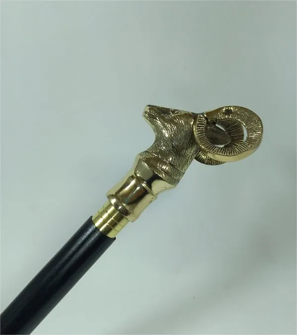 Wooden_Folding_Walking_Stick_With_Brass_Handle