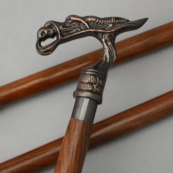 Walking_Stick_With_Dragon_Head_Handle