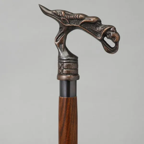 Walking_Stick_With_Dragon_Head_Handle