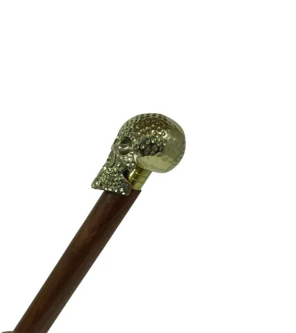 Wooden_Foldable_Walking_Stick_With_Brass_Skull_Handle_36_Inch_Unique_And_Durable_Cane_With_Comfortable_Grip_Lightweight_Design_Ideal_For_Daily_Use_Easy_To_Store_And_Carry