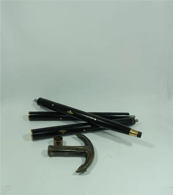 Foldable_Walking_Stick_With_Brass_Handle