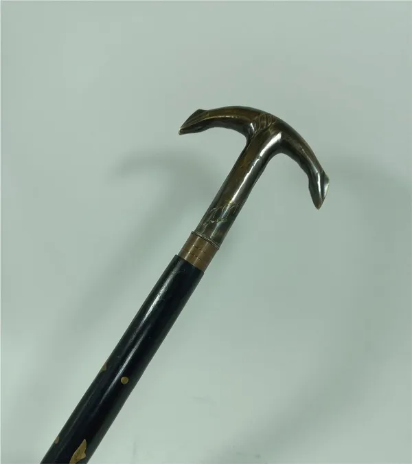 Foldable_Walking_Stick_With_Brass_Handle