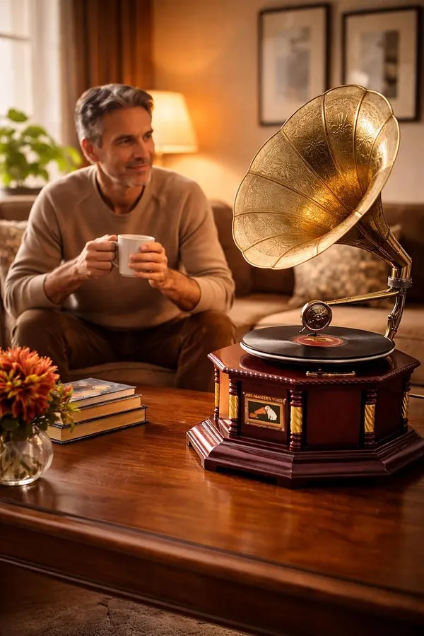 Wooden_Gramophone_Record_Player