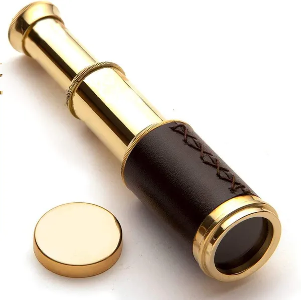 Shiny_Polished_Collapsible_Telescope_17_8_Cm_Extended_Length_Brass_With_Leather_Grip