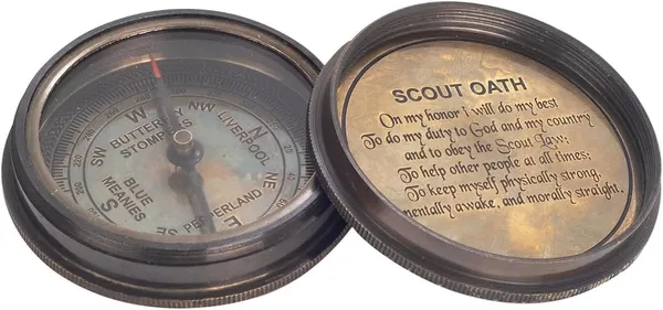 Vintage_Boy_Scouts_Compass_And_Oath_Set_5_08_Cm_Brass_And_Glass_Antique_Navigation_Tool