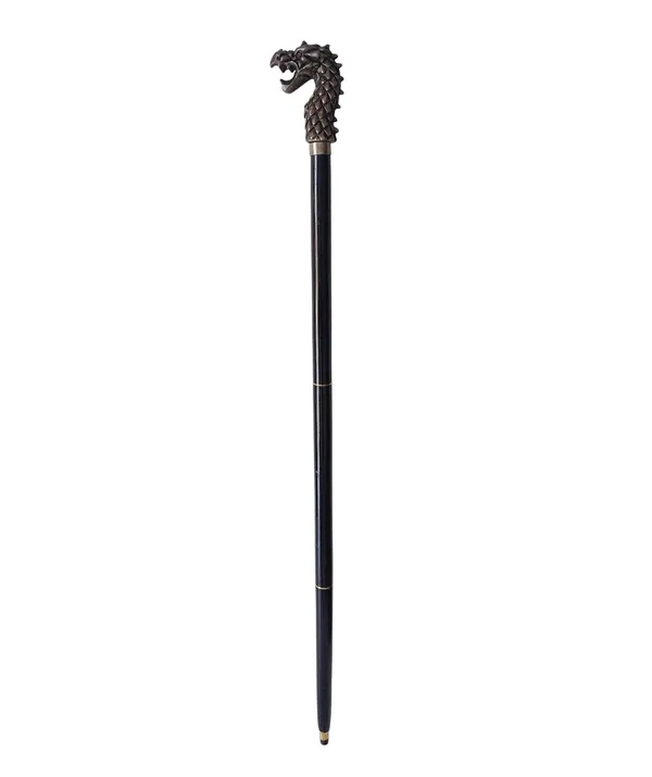 Walking_Stick_Dragon_Head_Classic_Look_For_Rich_People_94_Cm_36_Inch_3_Feet_Wood_Cane_With_Brass_Royal_Handle_Golden_Floral_Design_Unisex