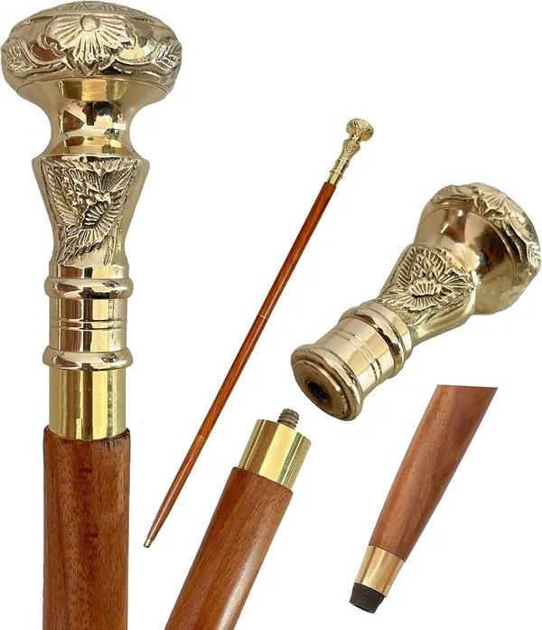 Wooden_Walking_Stick_With_Brass_Handle