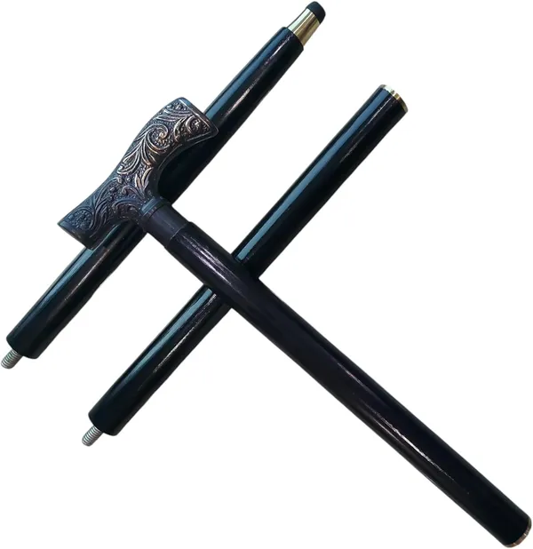 Foldable_Brass_And_Wood_Walking_Stick
