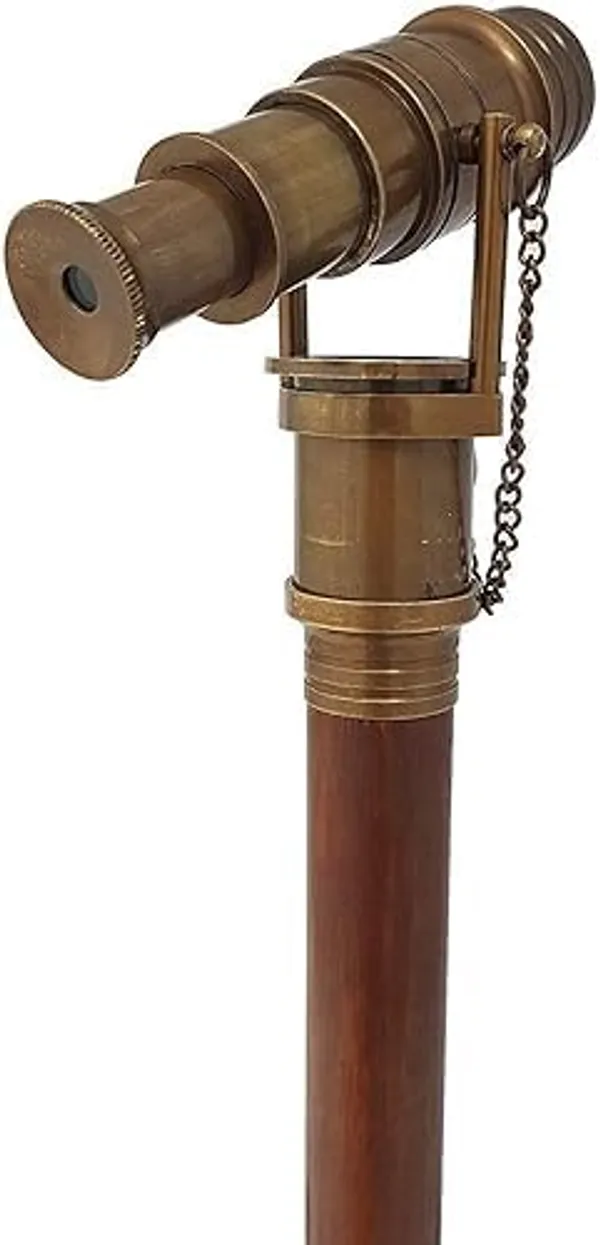 Walking_Stick_With_Brass_Telescope_Handle