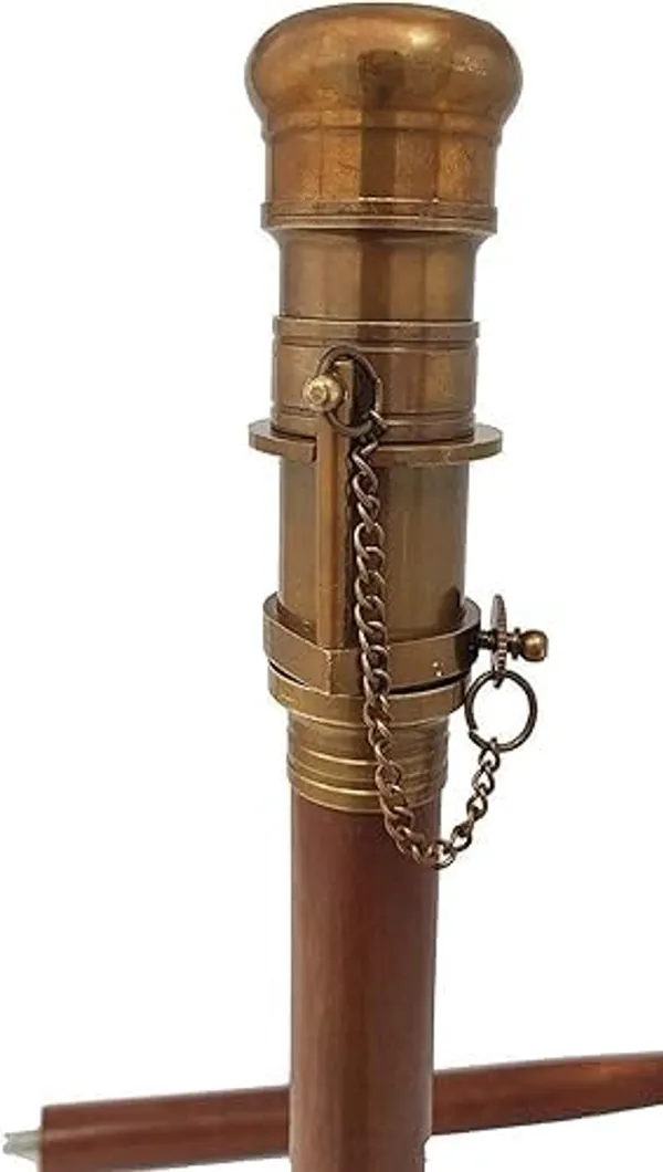 Walking_Stick_With_Brass_Telescope_Handle