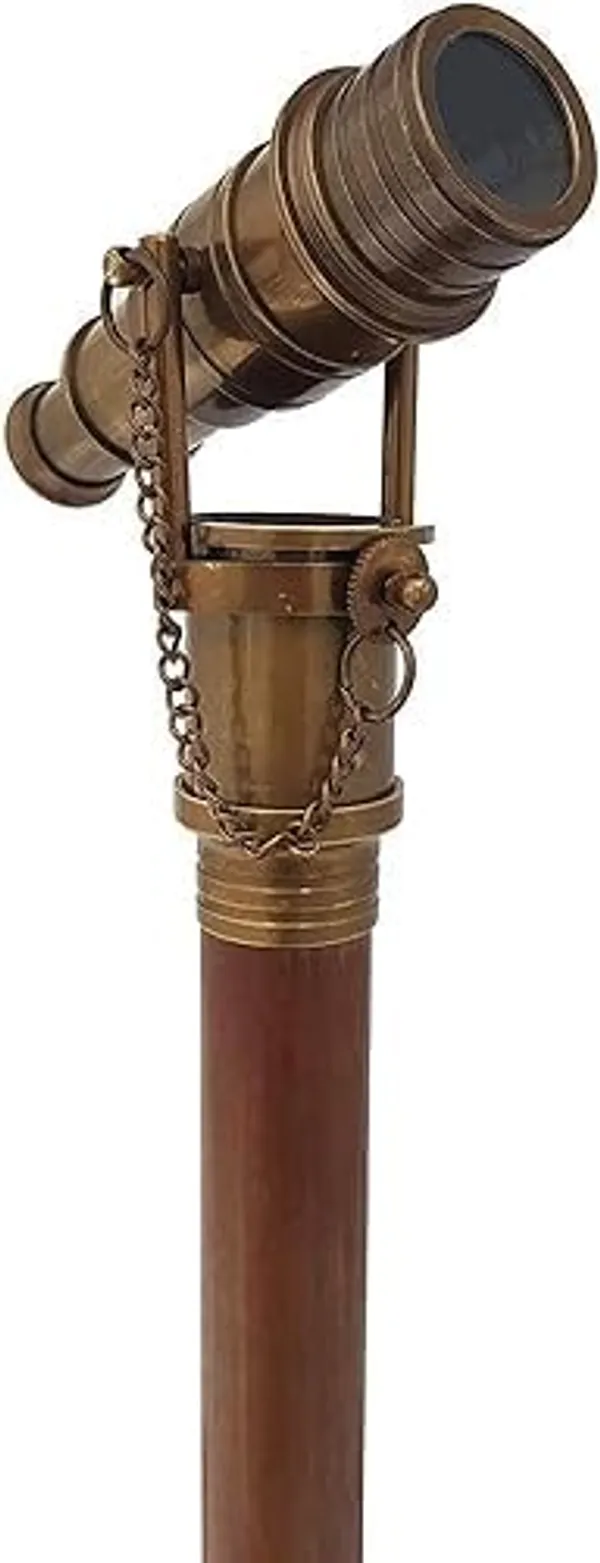 Walking_Stick_With_Brass_Telescope_Handle