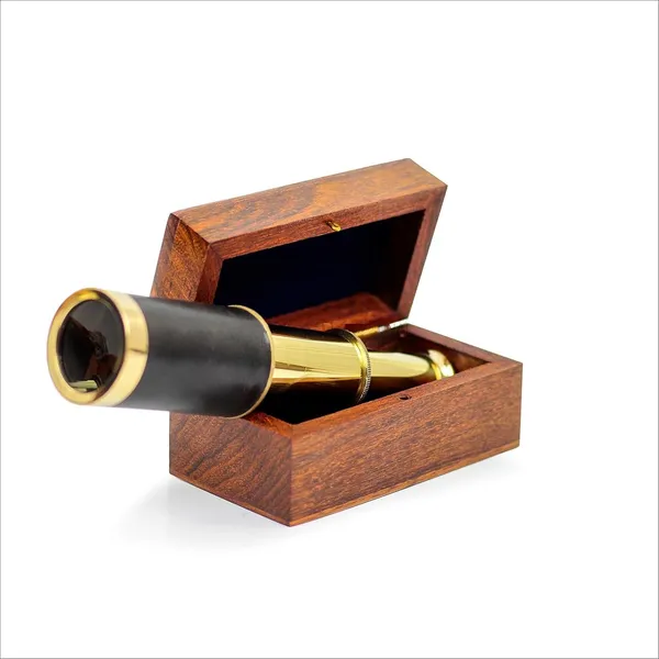 Brass_Telescope_With_Rosewood_Box