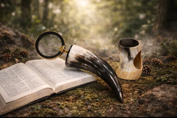 Buffalo_Horn_Handle_Magnifying_Glass_With_Brass_Rim