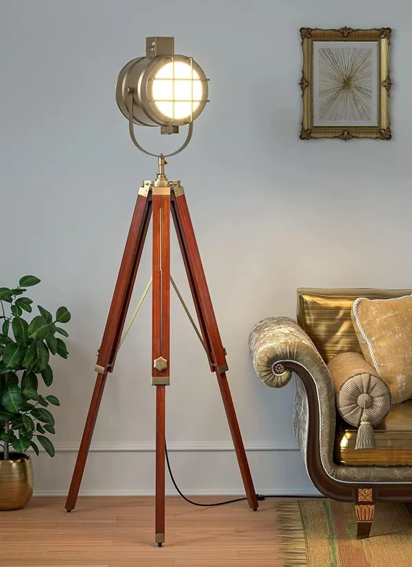 Tripod_Floor_Lamp_With_Wooden_Stand_And_Brass_Spotlight
