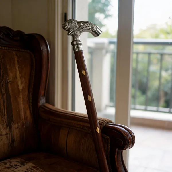 Walking_Stick_With_Aluminum_Lion_Handle
