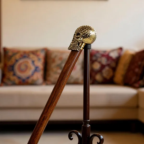 Wooden_Walking_Stick_With_Brass_Skull_Handle