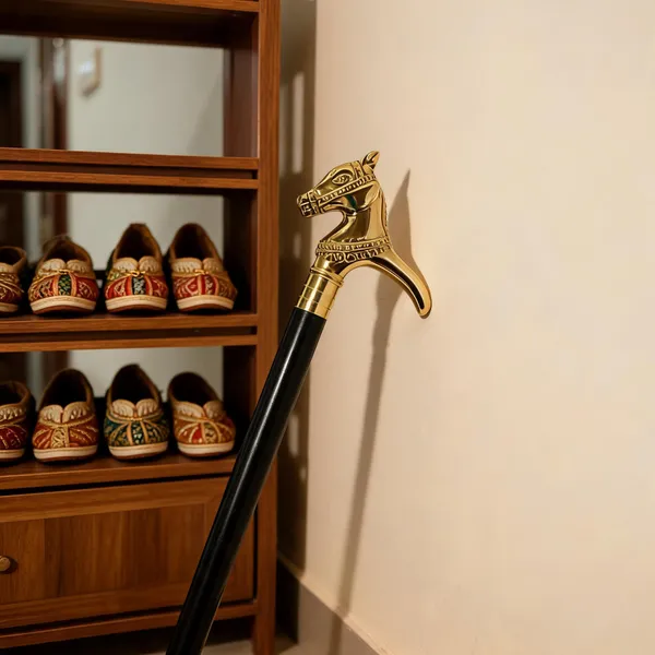 Walking_Stick_With_Brass_Horse_Handle