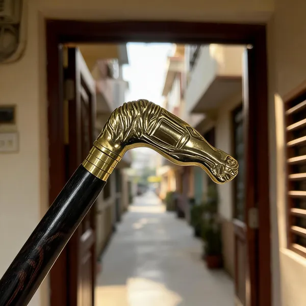 Walking_Stick_With_Brass_Horse_Handle