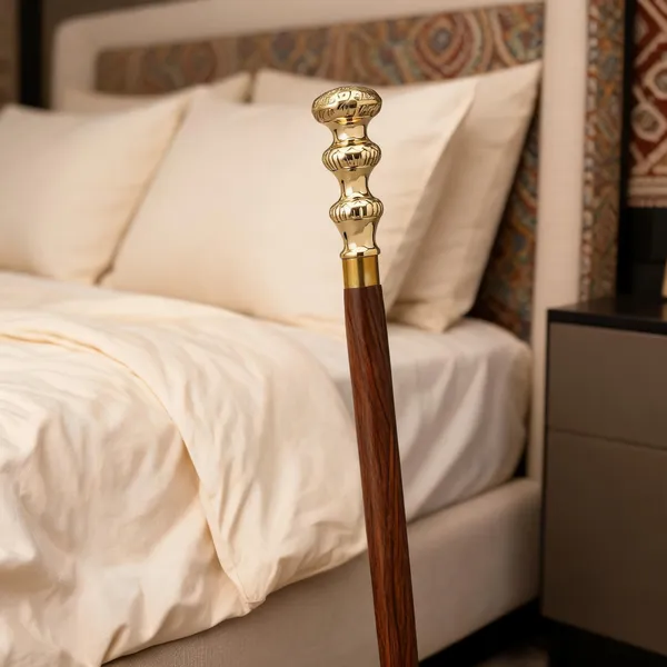 Foldable_Walking_Stick_With_Knob_Handle