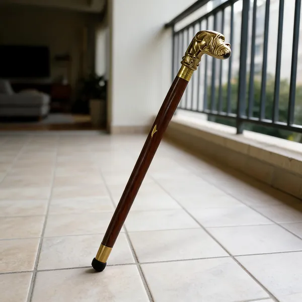 Walking_Stick_With_Brass_Bull_Dog_Handle