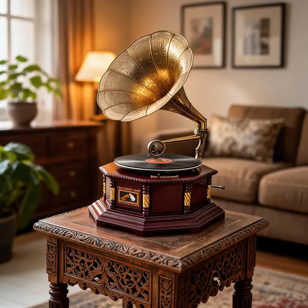Wooden_Gramophone_Record_Player