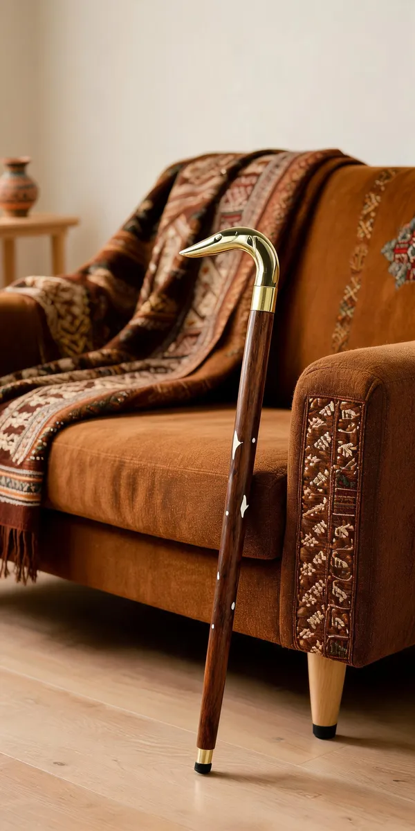 Wood_Walking_Cane_With_Brass_Handle