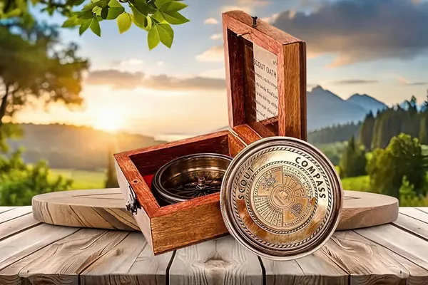 Boy_Scouts_Compass_With_Wooden_Box