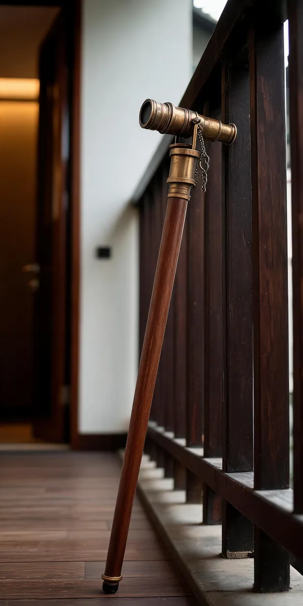 Walking_Stick_With_Brass_Telescope_Handle